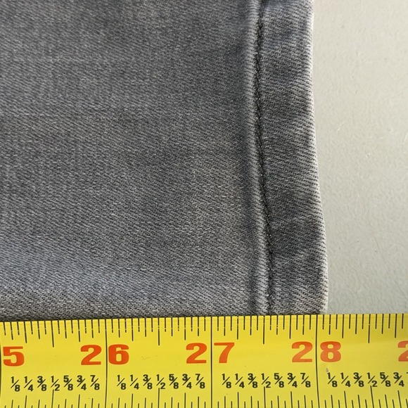 J Jill Boyfriend Straight Leg Jeans Ankle Size 12P Gray Denim Stretch Casual - Picture 11 of 12